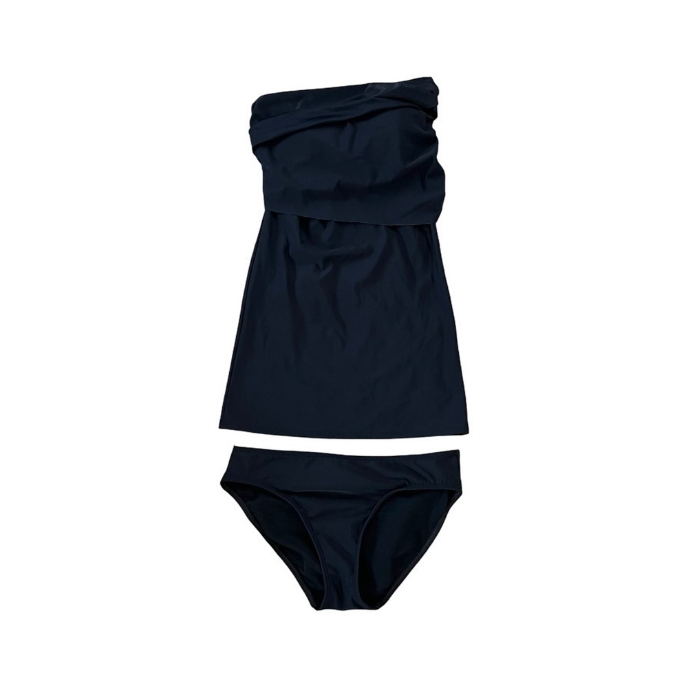 🖤 GUC🖤 SHAPE FX Tummy-Flattening Ruched Versatility Tankini